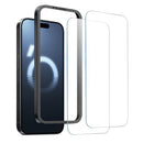 NORTHJO Apple iPhone Screen Protector with Installation Frame 2pcs