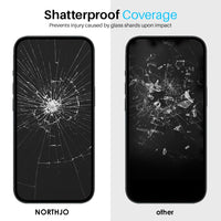 NORTHJO Apple iPhone Screen Protector with Installation Frame 2pcs