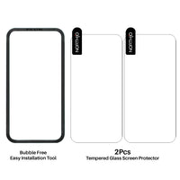 NORTHJO Apple iPhone Screen Protector with Installation Frame 2pcs