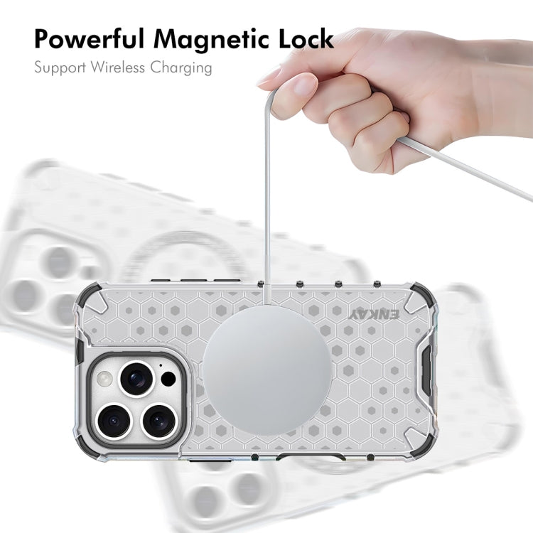 ENKAY Apple iPhone Honeycomb MagSafe Shockproof Phone Case