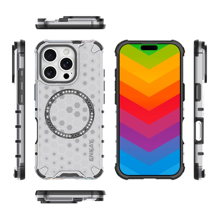 ENKAY Apple iPhone Honeycomb MagSafe Shockproof Phone Case